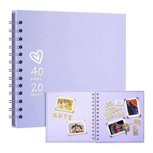 Álbum de Fotos em Estilo Scrapbook